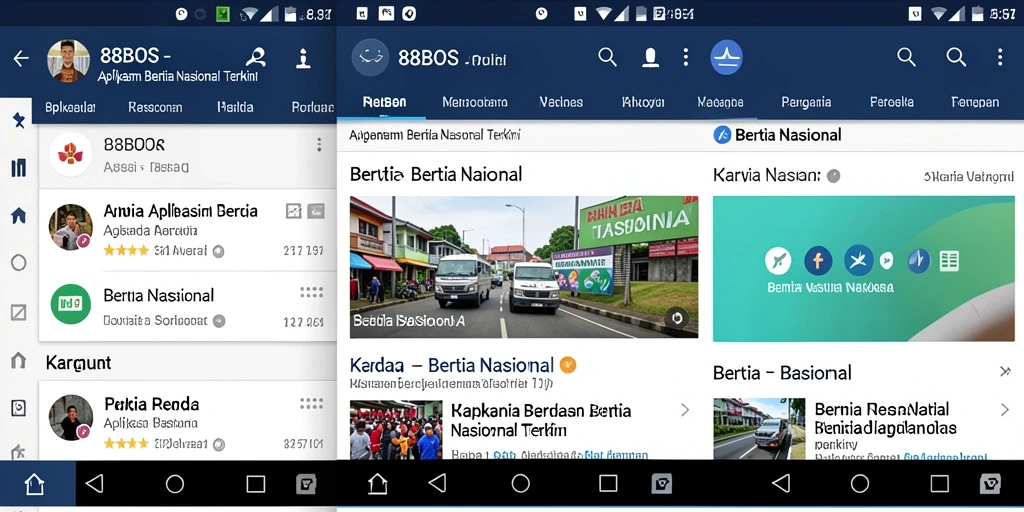 Tampilan antarmuka aplikasi 88BOS yang modern dan informatif.