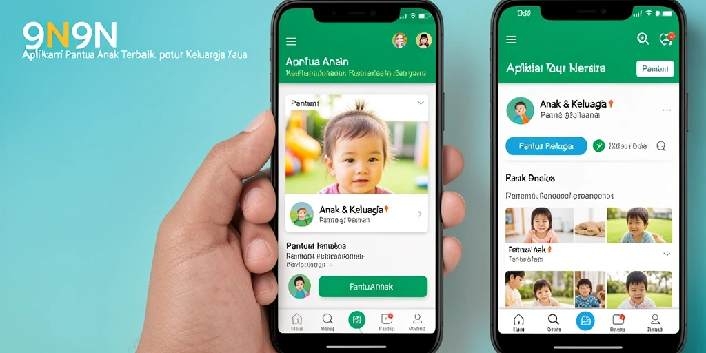 Antarmuka aplikasi Pantau Anak 9N9N yang informatif dan mudah digunakan.