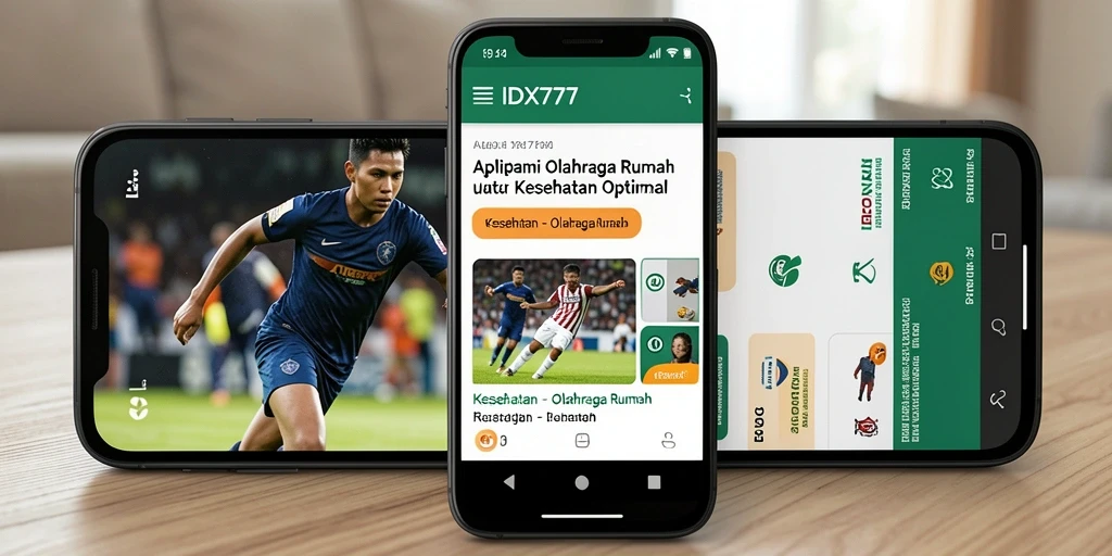 Antarmuka pengguna IDX777 untuk pengalaman olahraga yang interaktif.